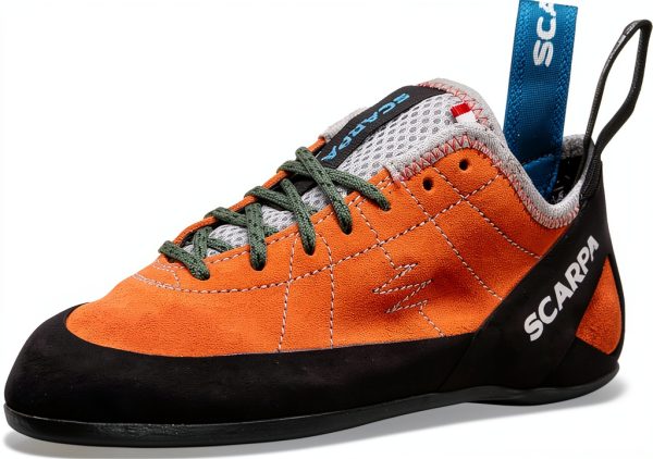 Scarpa Helix Women's Climbing Shoe Red Lace-Up-0