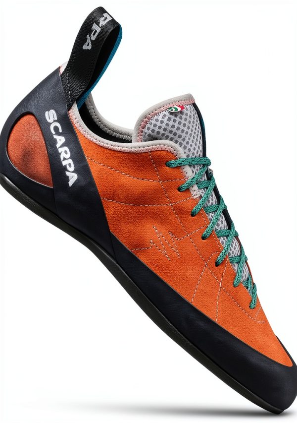 Scarpa Helix Women's Climbing Shoe Red Lace-Up-1