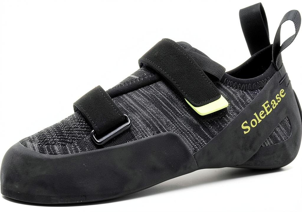 Climber using Pavo shoes on a limestone crag