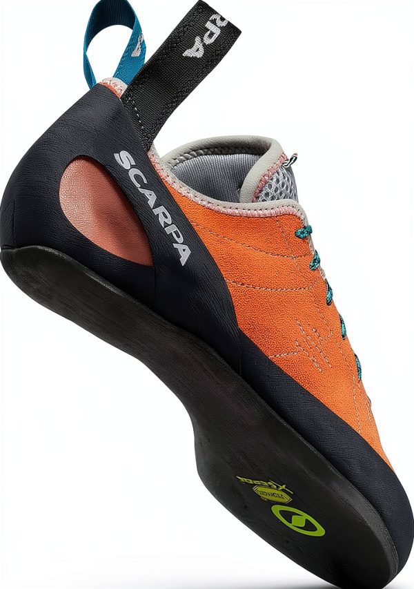 Scarpa Helix Women's Climbing Shoe Red Lace-Up-3