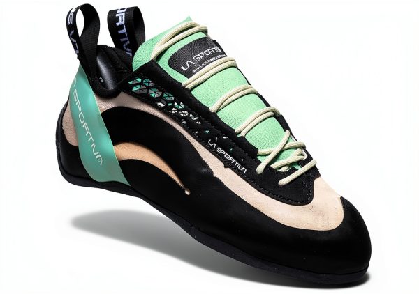 La Sportiva Women's Climbing Shoes White Jade Green-1