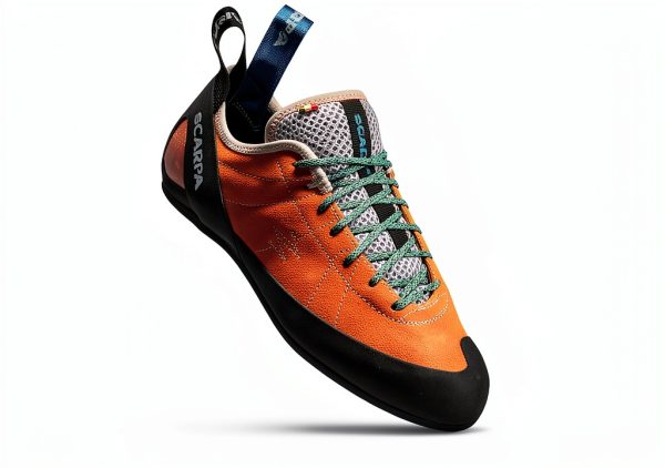 Scarpa Helix Women's Climbing Shoe Red Lace-Up-2