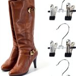 SUNTRADE Chrome Double Adjustable Boots Hanger 6 Pack Space Saving-0