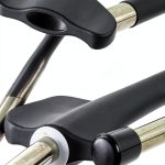 Magic Pants Hangers 2 Pack Space Saving by FeeraHozer Stainless Steel-1