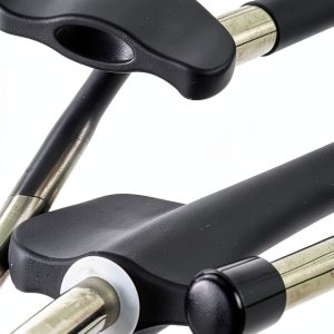 Magic Pants Hangers 2 Pack Space Saving by FeeraHozer Stainless Steel-1