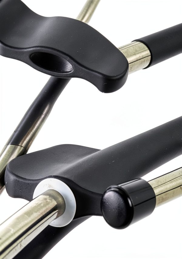 Magic Pants Hangers 2 Pack Space Saving by FeeraHozer Stainless Steel-1